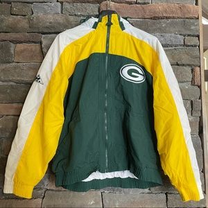 Vintage Apex One Green Bay Packers Windbreaker Jacket